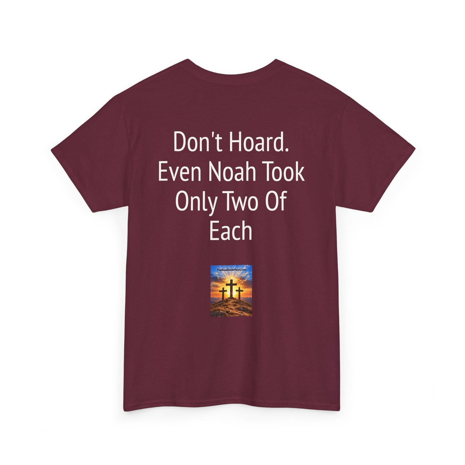 Copy of Funny 'Don't Hoard. Even Noah Took Only Two Of Each' Tee - Image 10