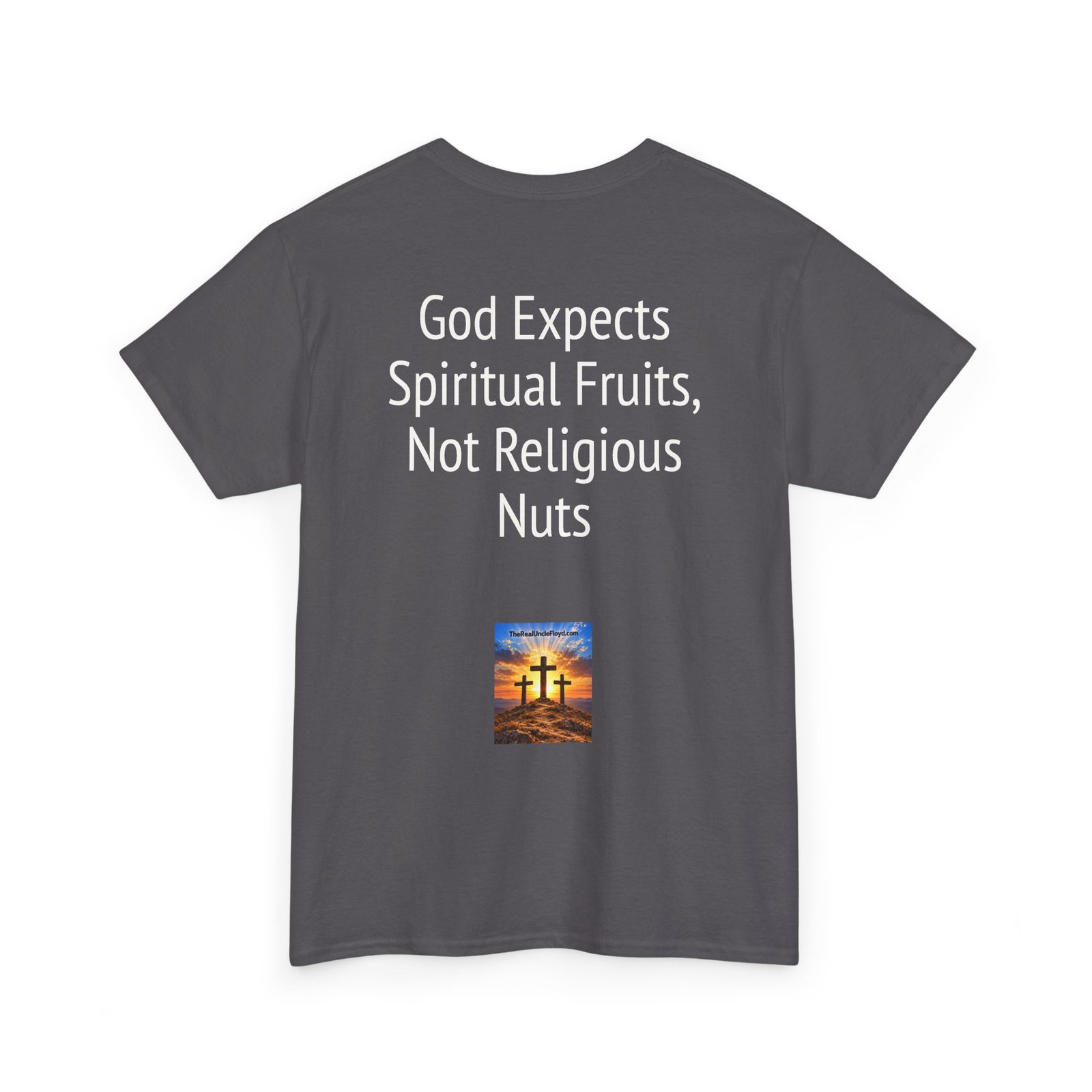 Copy of Christian Graphic Tee - "God Expects Spiritual Fruits, Not Religious Nuts" Inspirational Faith Shirt - Image 30