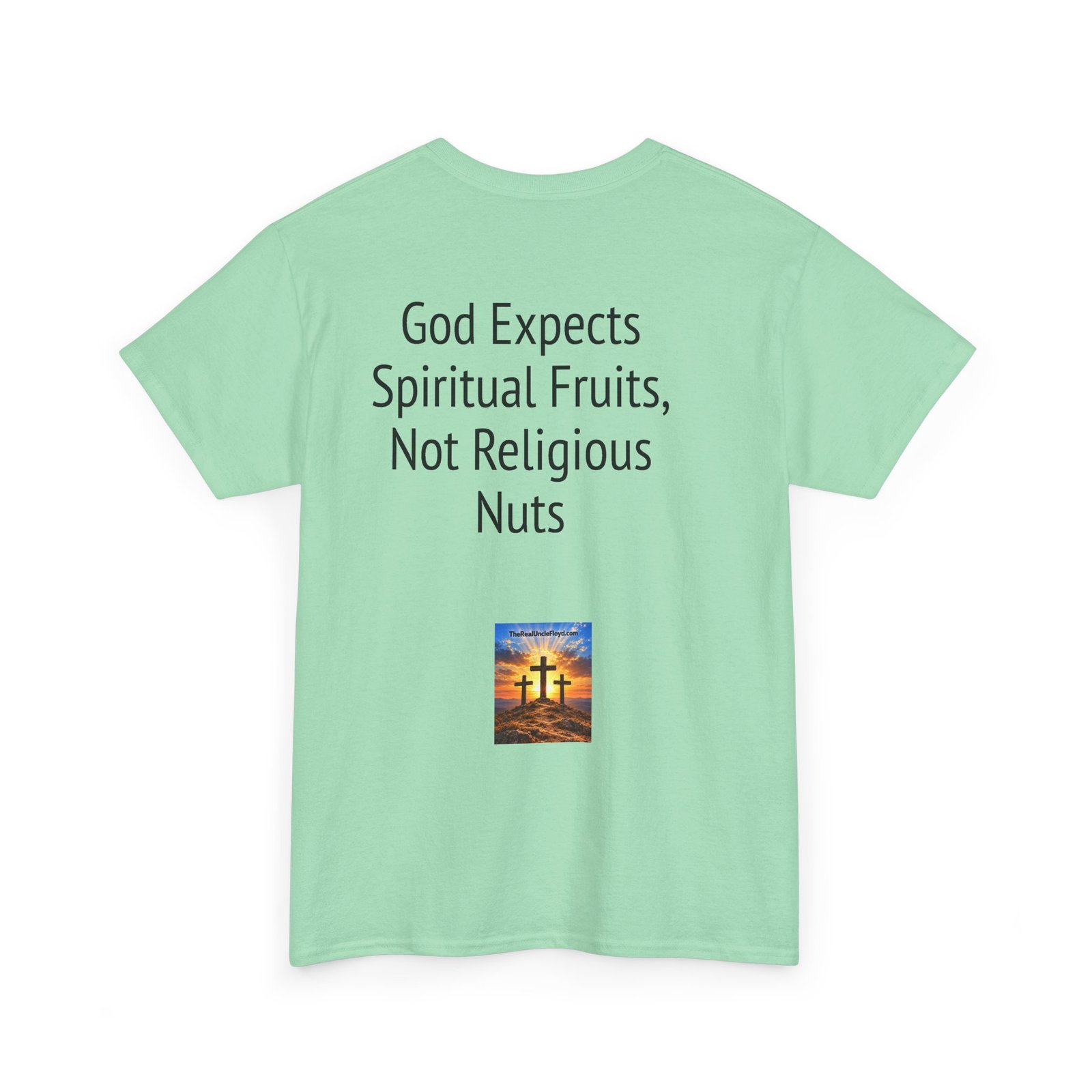 Christian Graphic Tee - "God Expects Spiritual Fruits, Not Religious Nuts" Inspirational Faith Shirt - Image 21