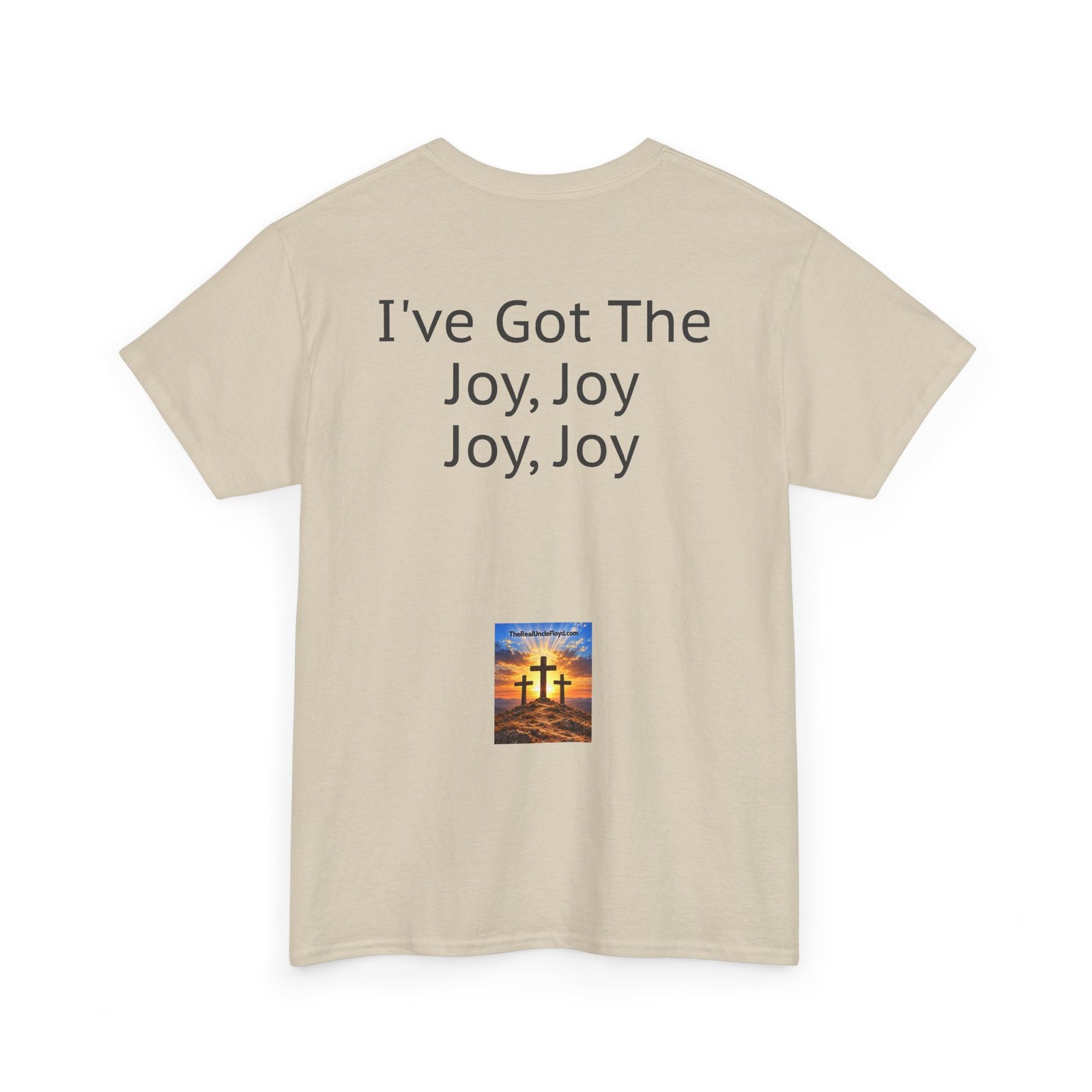 Joyful Lyrics Tee — "I've Got The Joy, Joy, Joy, Joy" Back-Print Christian Music T-Shirt - Image 13