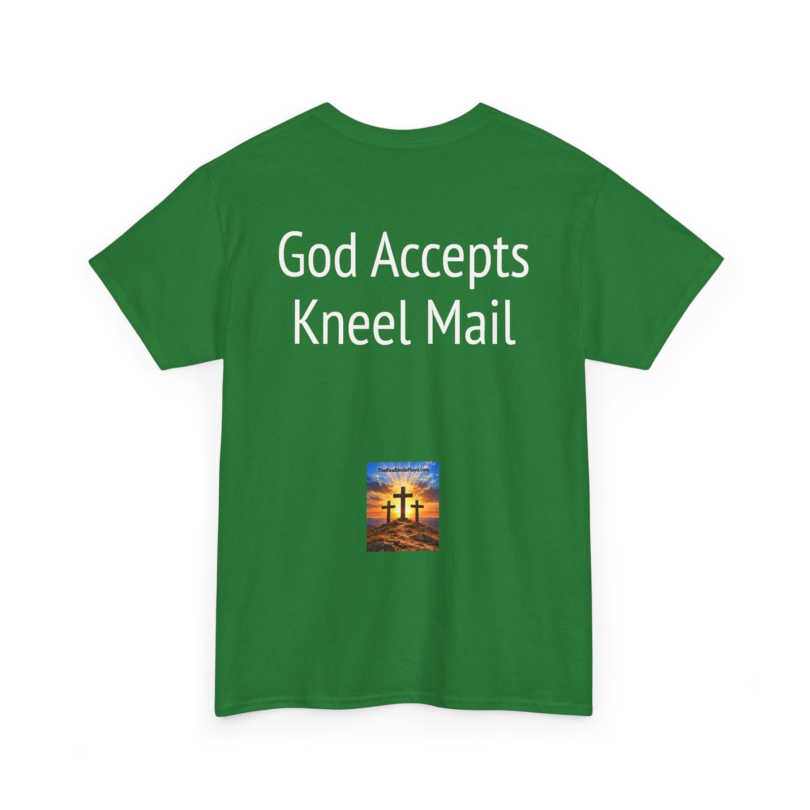 Copy of T-Shirt — "God Accepts Kneel Mail" Christian Faith Graphic Tee - Image 18