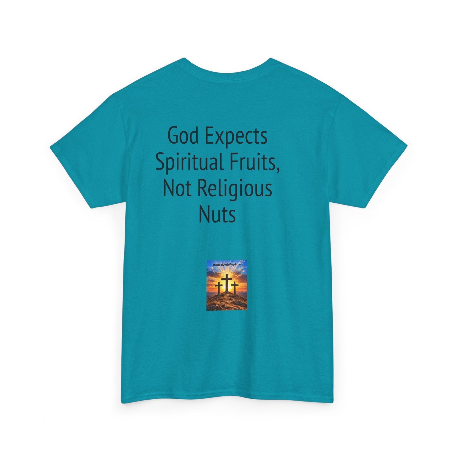 Christian Graphic Tee - "God Expects Spiritual Fruits, Not Religious Nuts" Inspirational Faith Shirt - Image 25