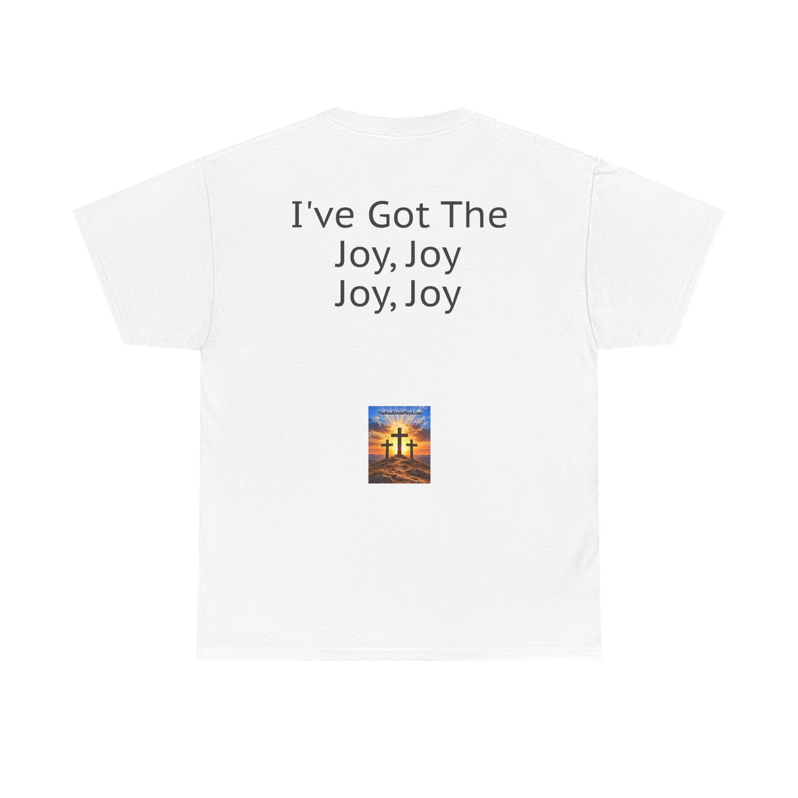 Joyful Lyrics Tee — "I've Got The Joy, Joy, Joy, Joy" Back-Print Christian Music T-Shirt - Image 10