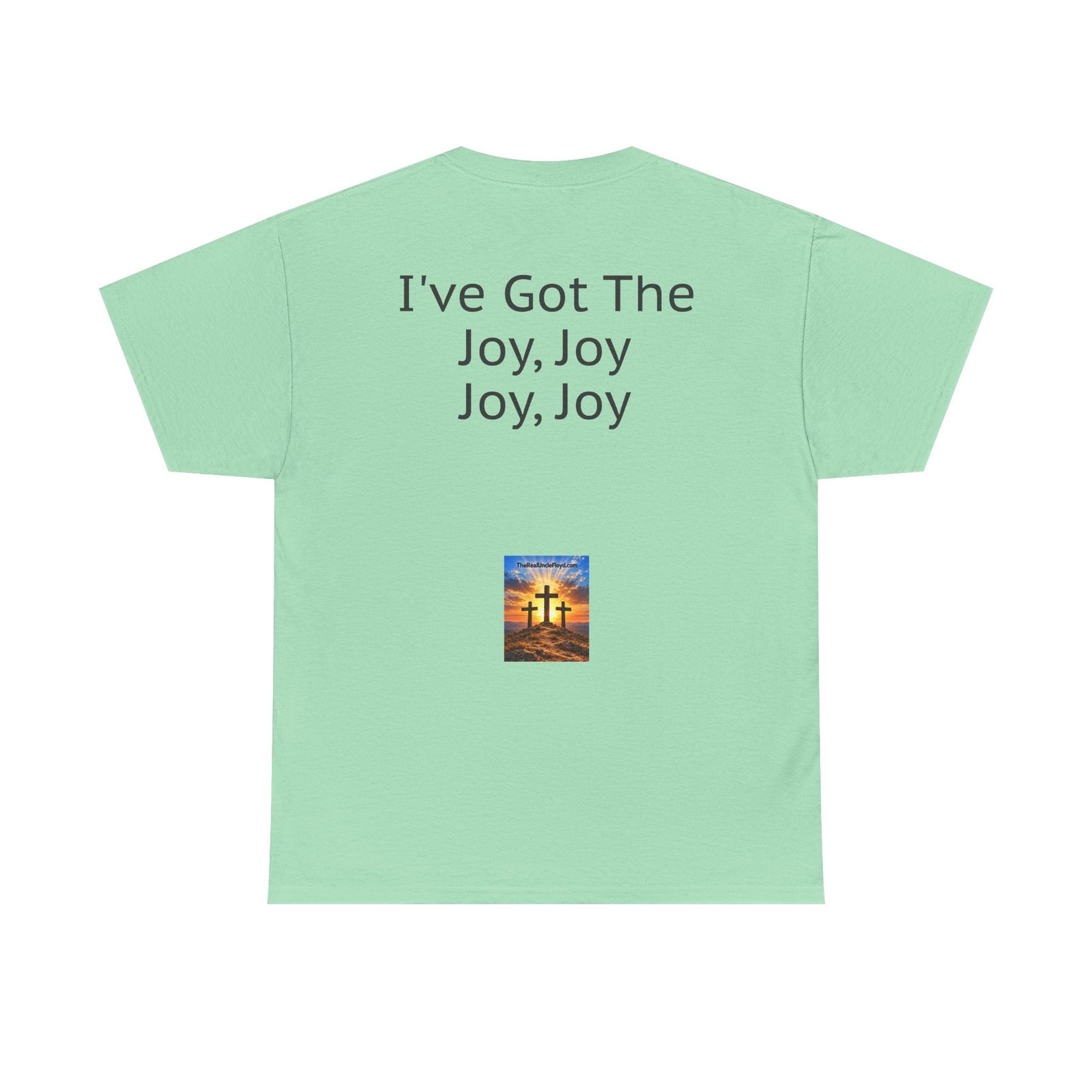 Joyful Lyrics Tee — "I've Got The Joy, Joy, Joy, Joy" Back-Print Christian Music T-Shirt - Image 5