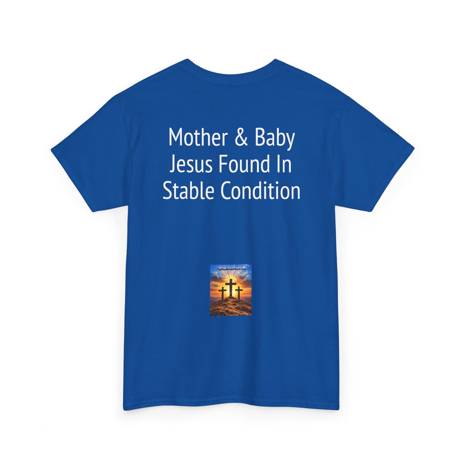 Christmas Nativity T-Shirt — "Mother & Baby: Jesus Found In Stable Condition" - Image 30