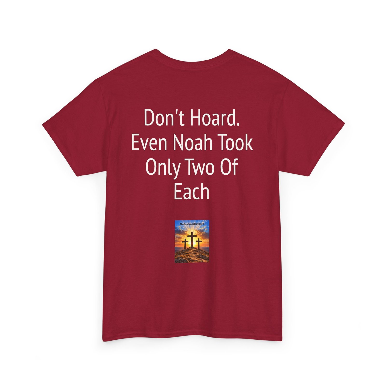 Copy of Funny 'Don't Hoard. Even Noah Took Only Two Of Each' Tee - Image 38