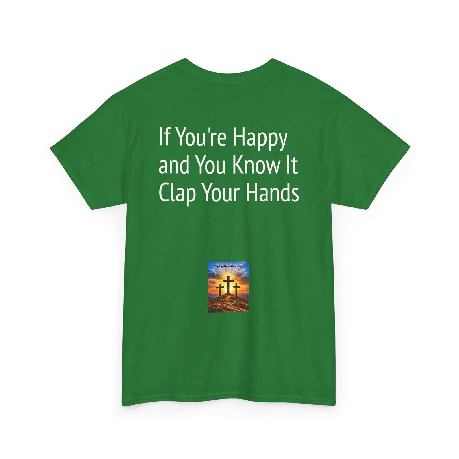 Copy of Graphic Tee — "If You're Happy and You Know It Clap Your Hands" Back Print - Image 14