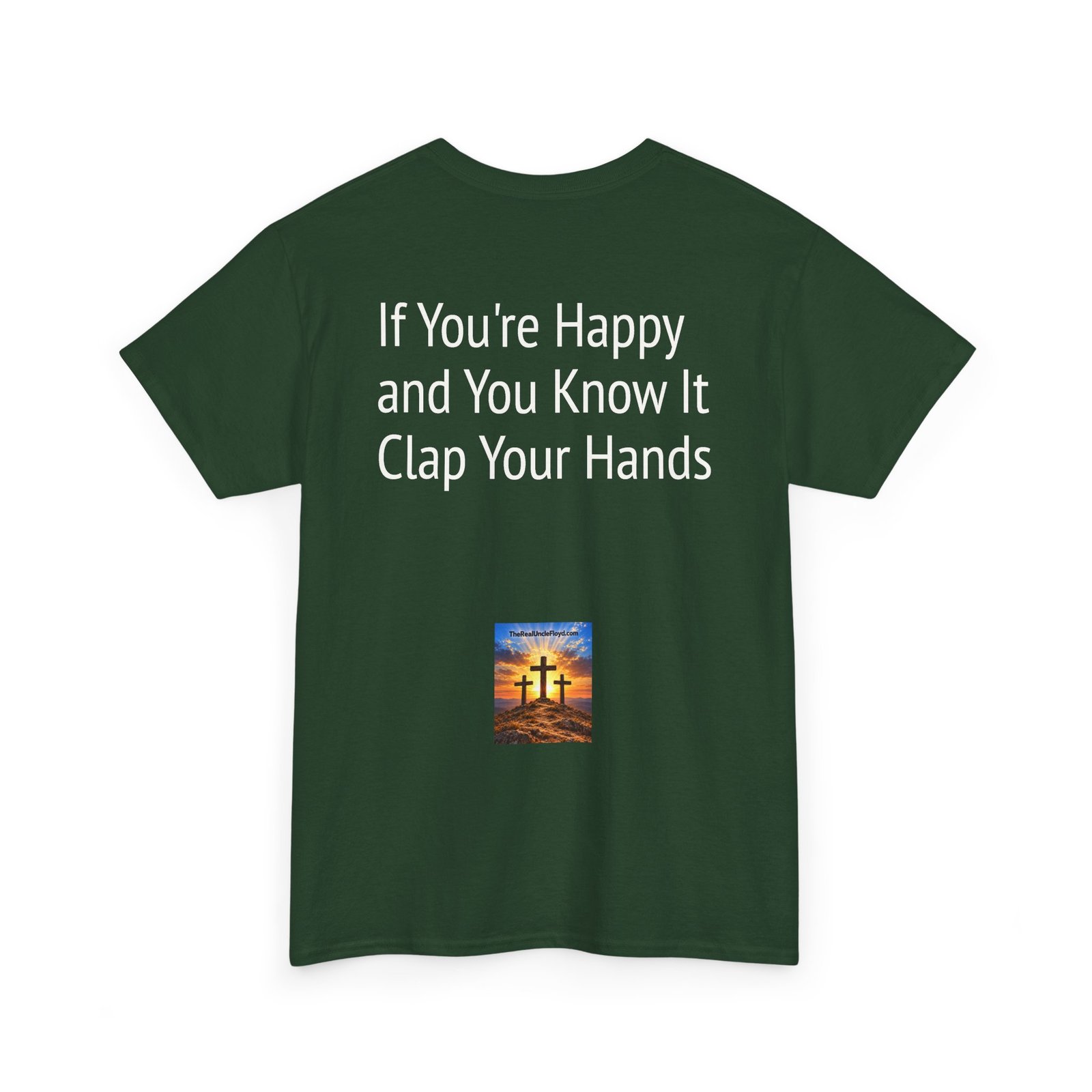 Copy of Graphic Tee — "If You're Happy and You Know It Clap Your Hands" Back Print - Image 18