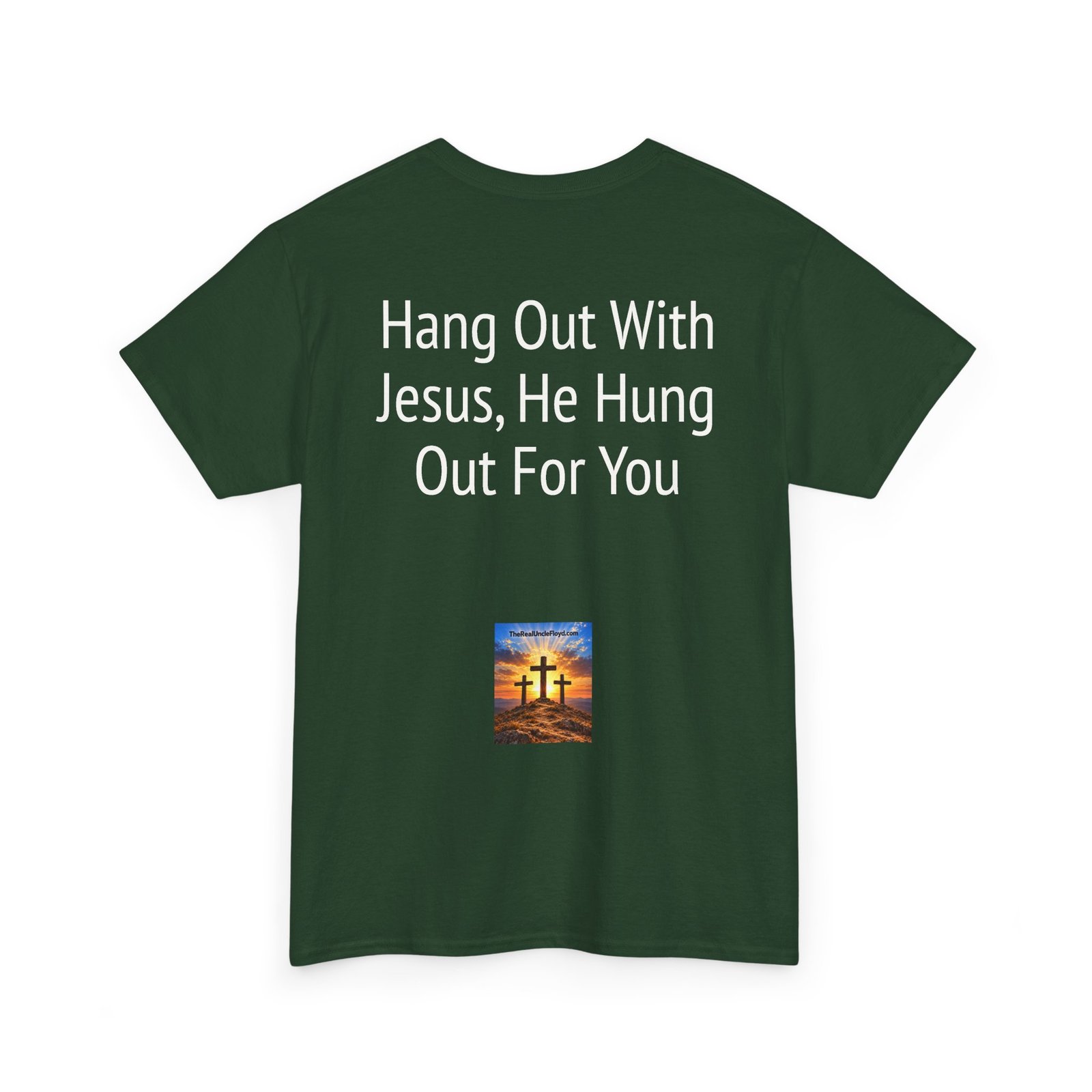 Copy of Copy of Christian Tee — "Hang Out With Jesus, He Hung Out For You" Religious Graphic Shirt - Image 22
