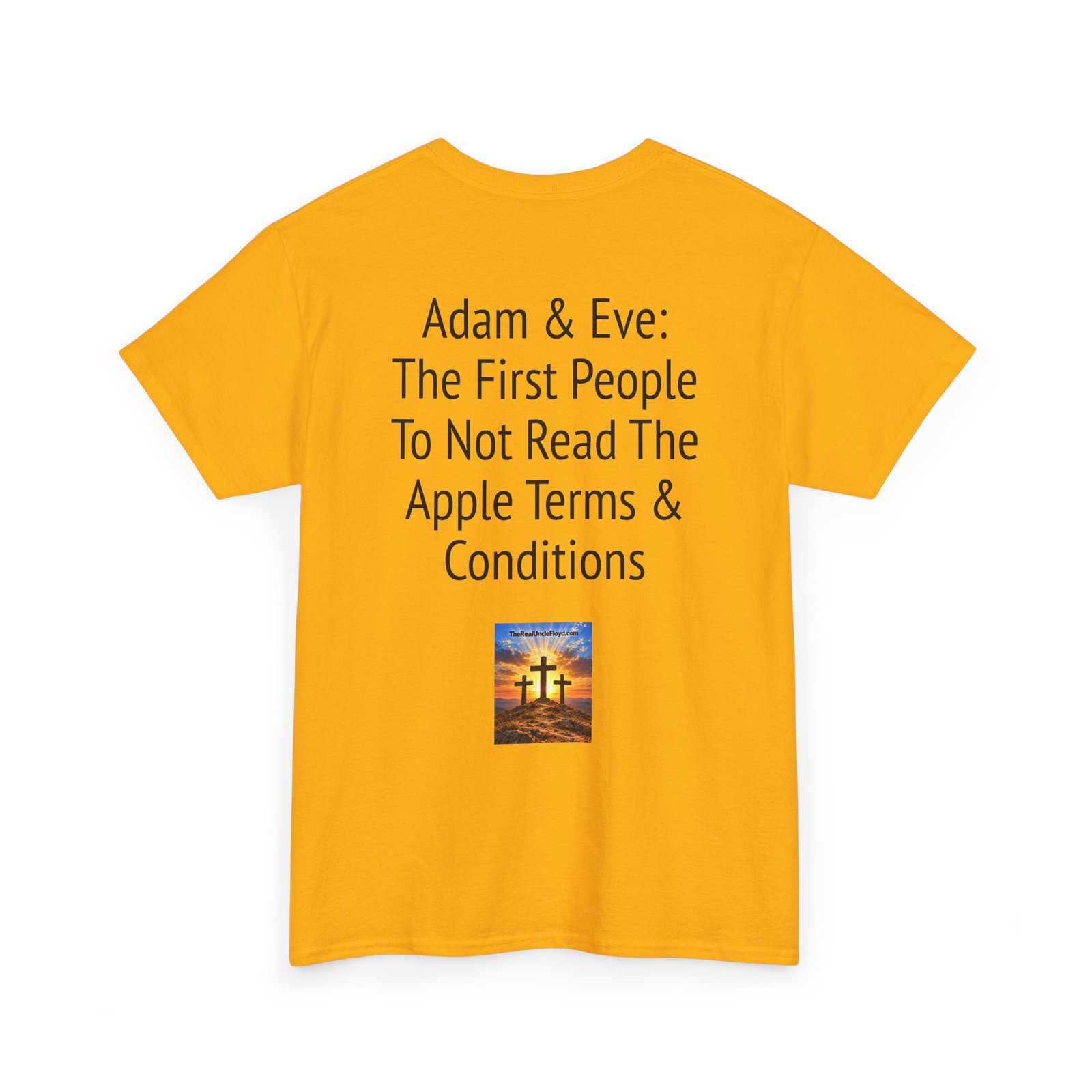 Graphic Tee — "Adam & Eve: The First People To Not Read The Apple Terms & Conditions" - Image 22