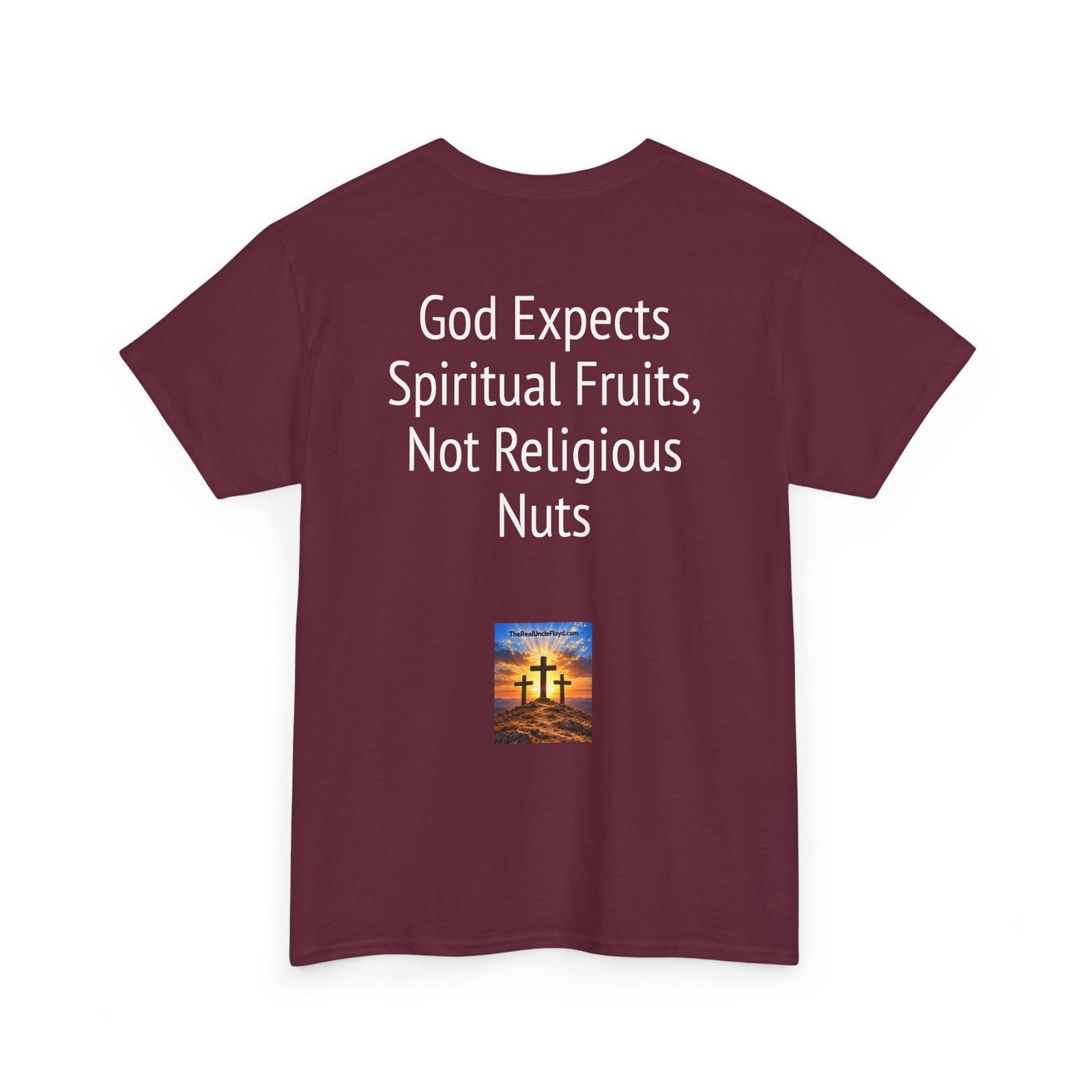 Copy of Christian Graphic Tee - "God Expects Spiritual Fruits, Not Religious Nuts" Inspirational Faith Shirt - Image 14
