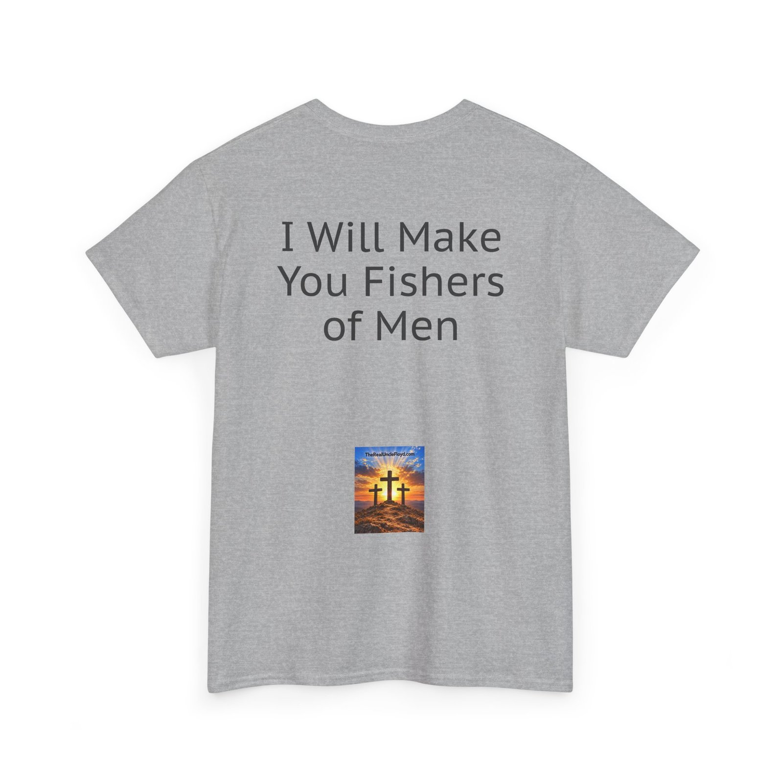 Copy of Copy of I Will Make You Fishers of Men T‑Shirt — Christian Faith Quote Tee - Image 14