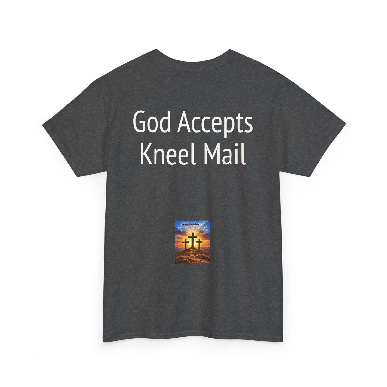 Copy of T-Shirt — "God Accepts Kneel Mail" Christian Faith Graphic Tee - Image 22