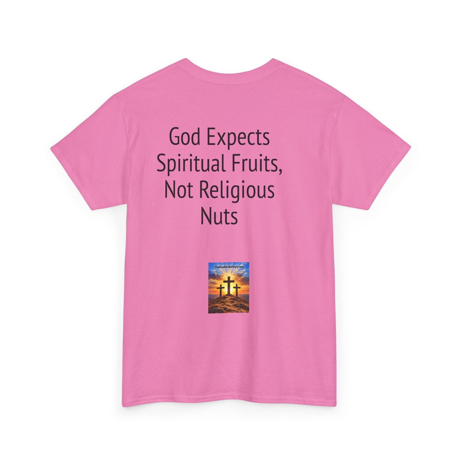 Christian Graphic Tee - "God Expects Spiritual Fruits, Not Religious Nuts" Inspirational Faith Shirt - Image 33