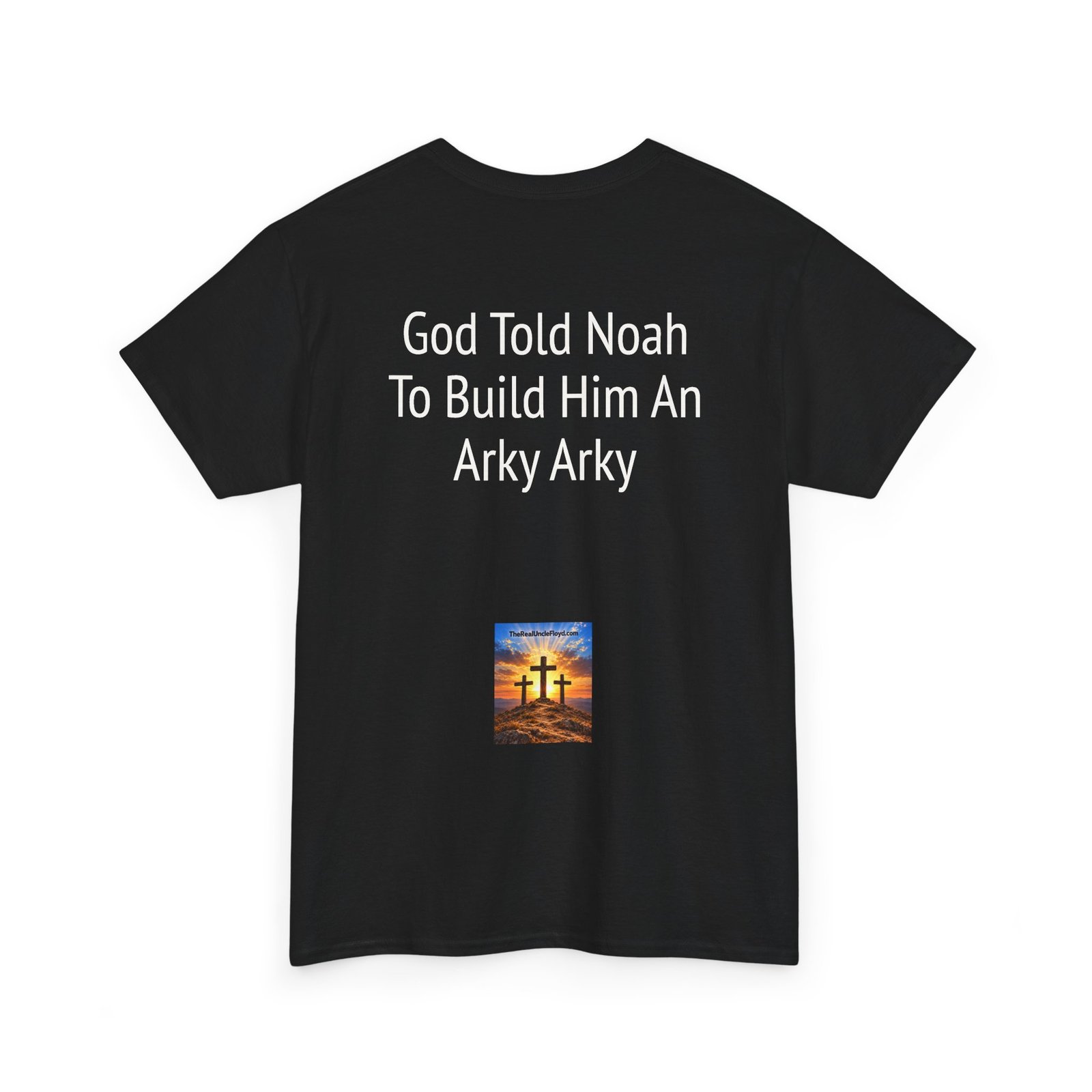 Copy of Christian Graphic Tee — "God Told Noah To Build Him An Arky Arky" Funny Faith Shirt - Image 6