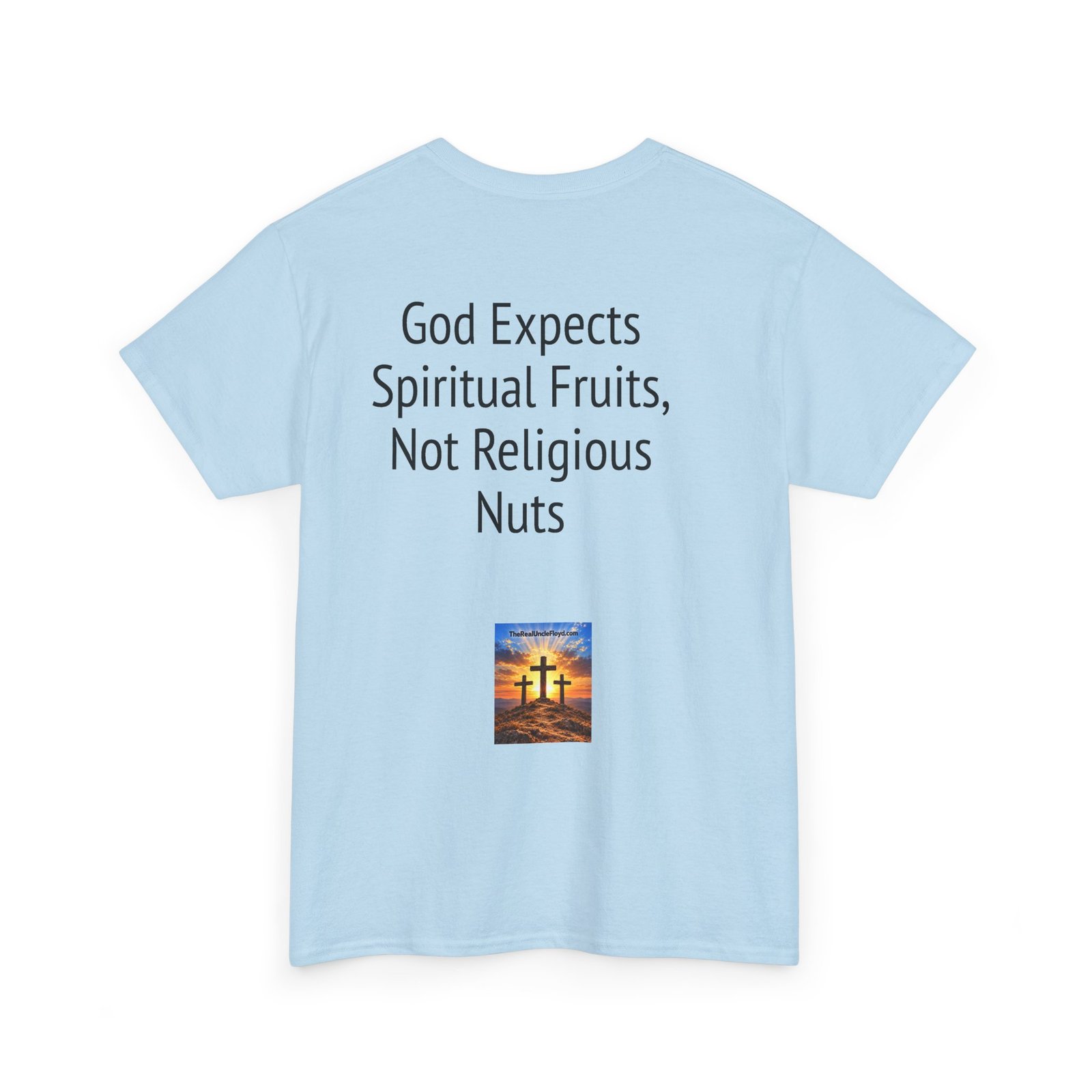 Christian Graphic Tee - "God Expects Spiritual Fruits, Not Religious Nuts" Inspirational Faith Shirt - Image 29