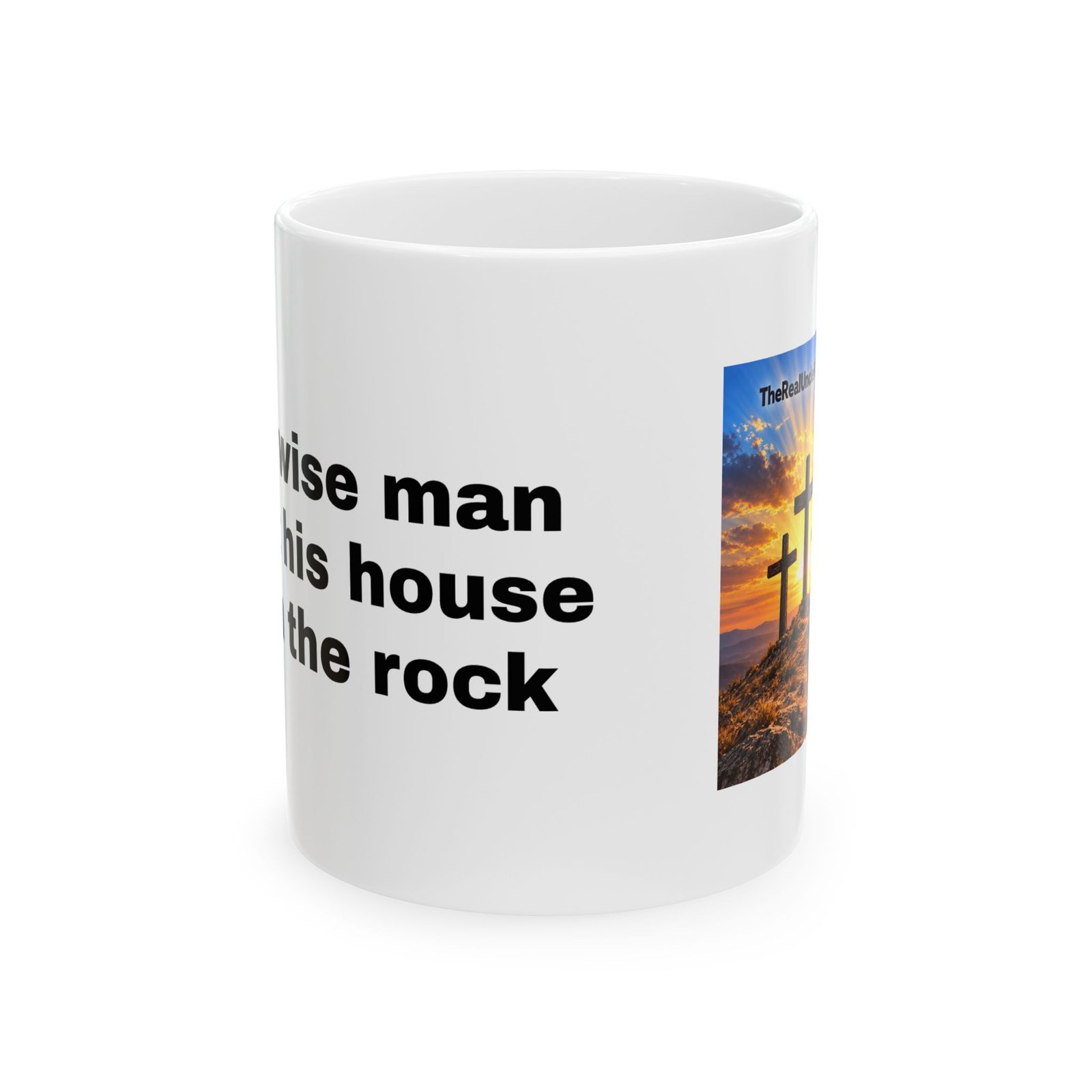 The Wise Man Built His House Upon the Rock Mug - Image 2