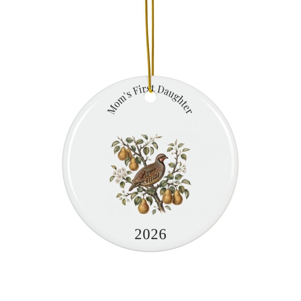Mom's First Daughter 2026 Ornament