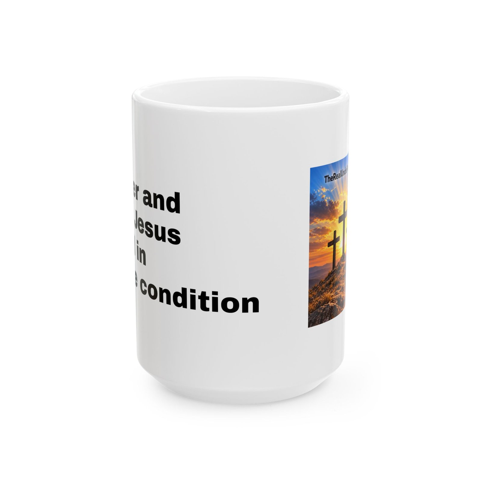 Mother and Baby Jesus Found in Stable Condition Mug - Image 5